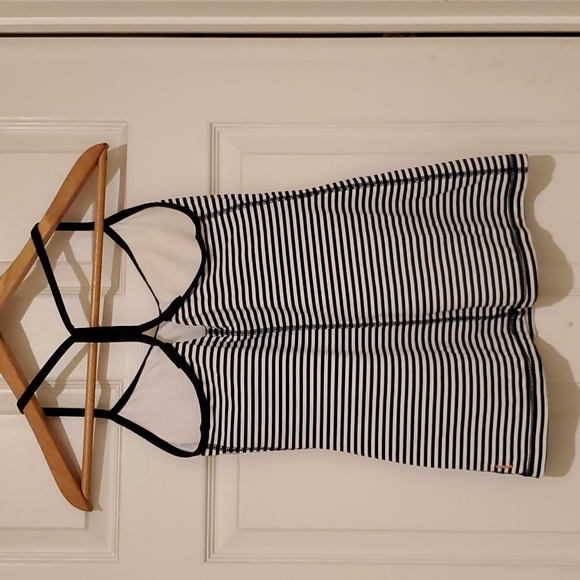 Lucy Size S Striped Workout Tank - Picture 2 of 2